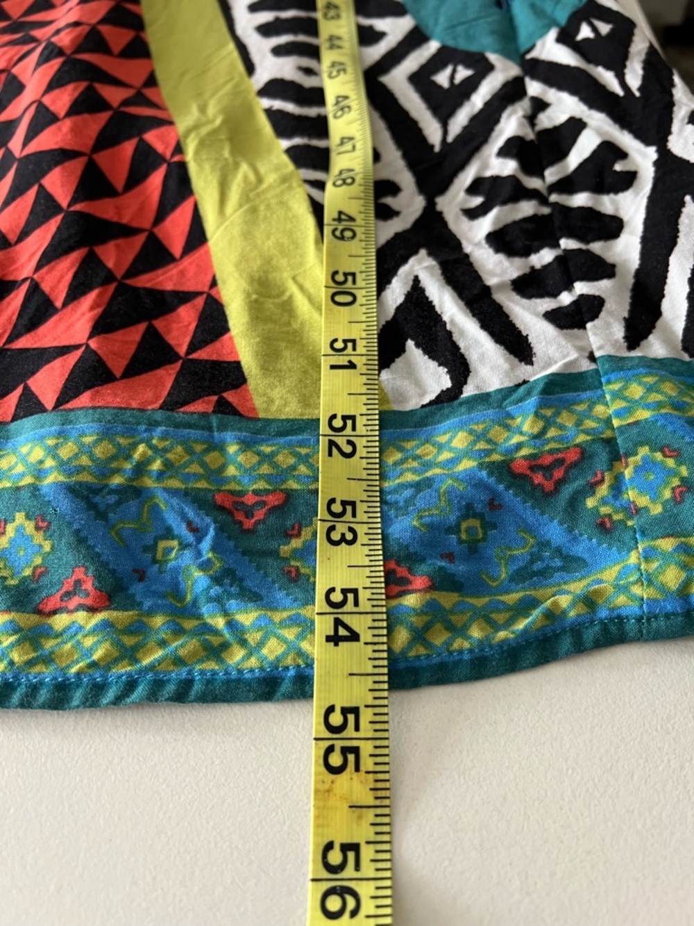 Flying Tomato Boho Patchwork Maxi Dress Small Geometric Festival Rayon Print - Picture 6 of 8